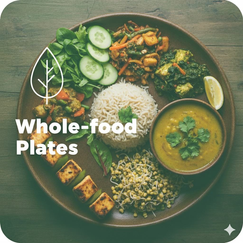 Calculated meal plan — local Indian foods